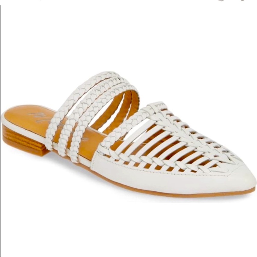 Matisse St Tropez White Slide. Size 8! NWOB